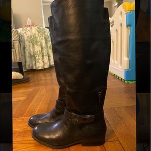 Nine West Knee High Wide Calf Boots (Black)